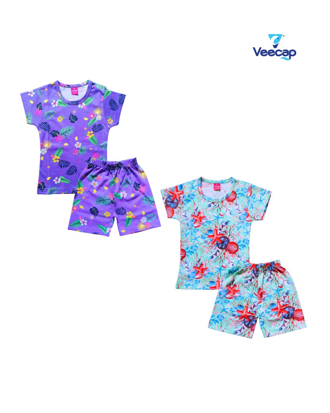 KIDS AOP SHORTS SET PACK OF 2(1-2YRS-7-8YRS)