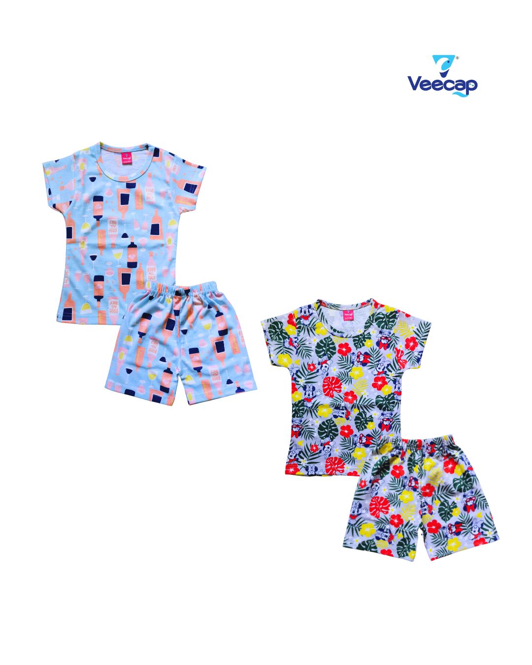 KIDS AOP SHORTS SET PACK OF 2(1-2YRS-7-8YRS)