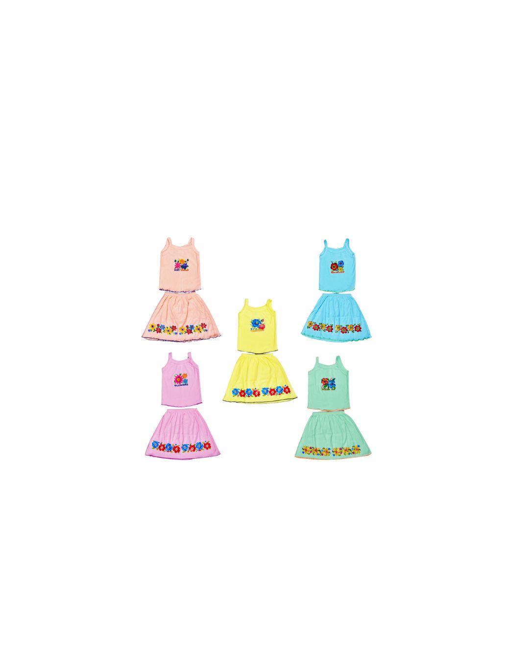 kids top bottom set pack of 5 S6(6-9m)