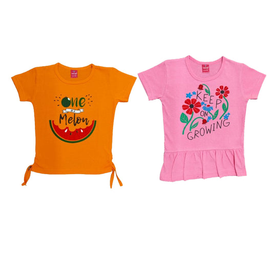 KIDS 5 DES T-SHIRT PACK OF 2(2 YRS -6 YRS)