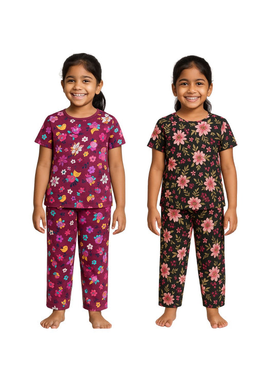 GIRLS AOP PYJAMA SET