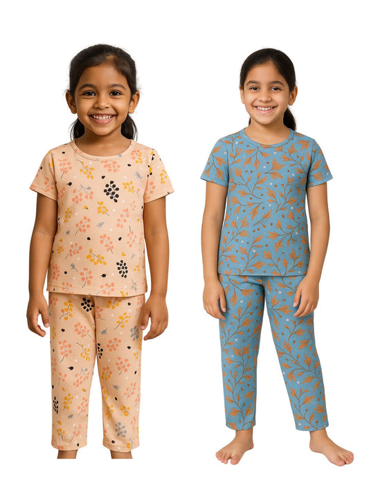 GIRLS AOP PYJAMA SET