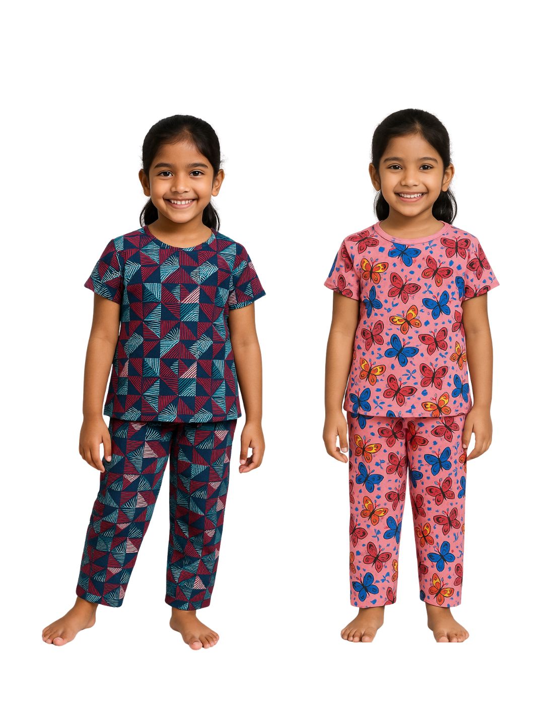 GIRLS AOP PYJAMA SET