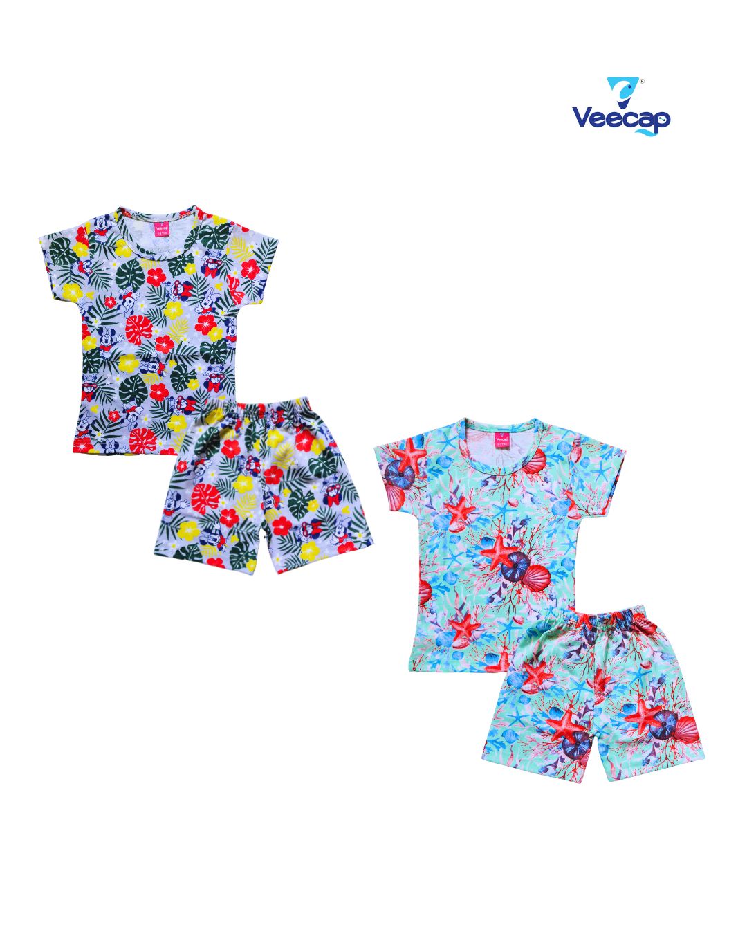 KIDS AOP SHORTS SET PACK OF 2(1-2YRS-7-8YRS)