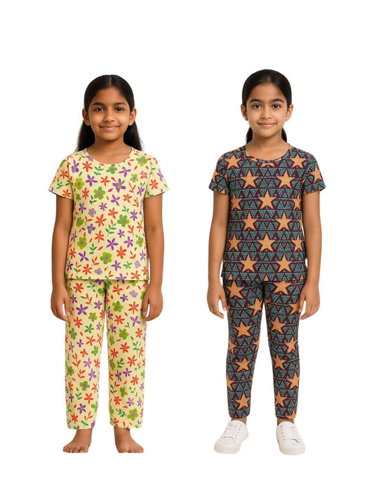 GIRLS AOP PYJAMA SET