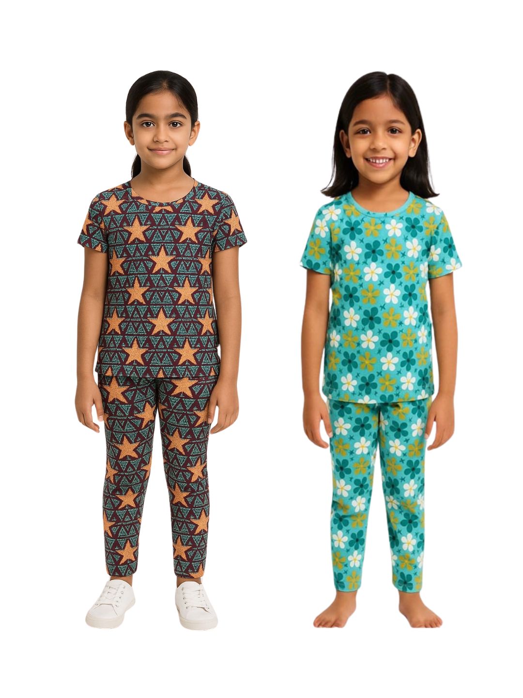 GIRLS AOP PYJAMA SET