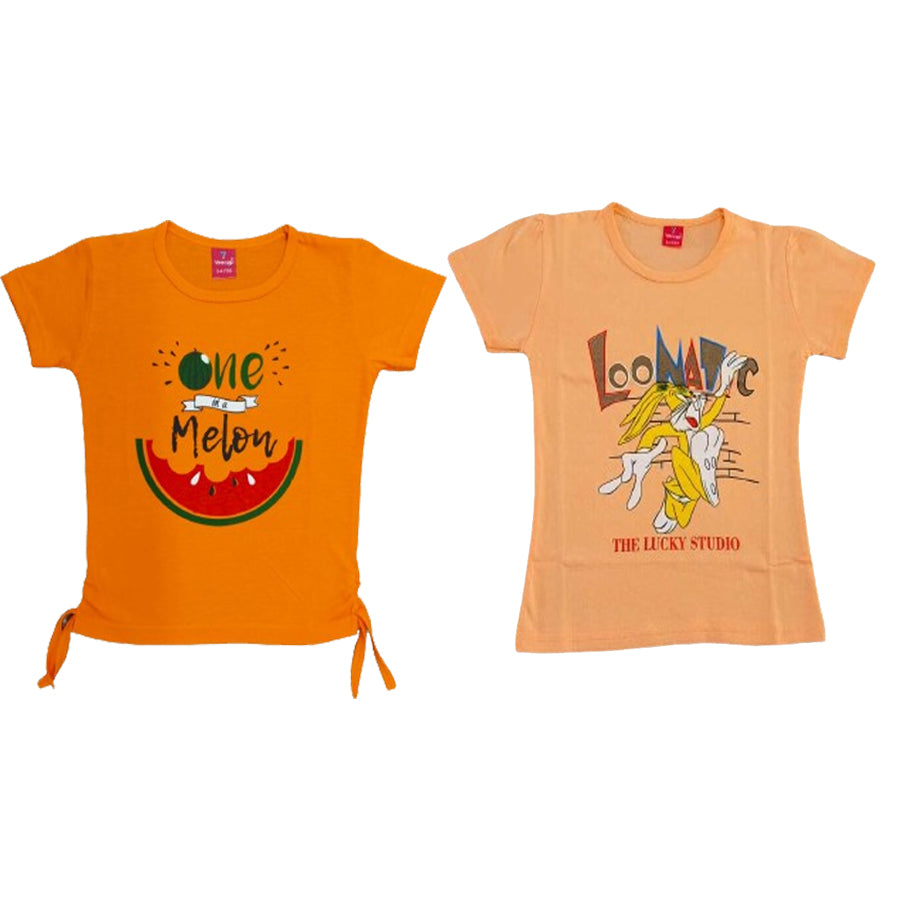 KIDS 5 DES T-SHIRT PACK OF 2(2 YRS -6 YRS)